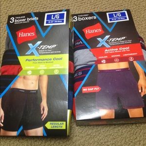 2 boxes of new boxers
